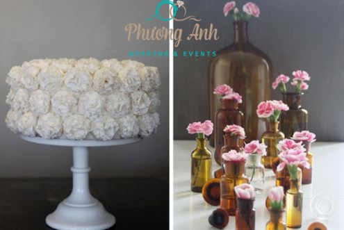 trang trí đám cưới bằng hoa cẩm chướng