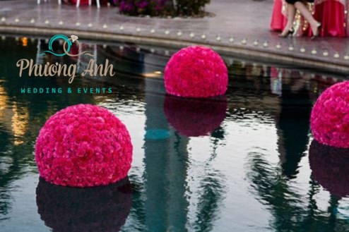 trang trí đám cưới bằng hoa cẩm chướng ấn tượng