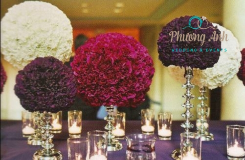 trang trí đám cưới bằng hoa cẩm chướng đẹp mê ly