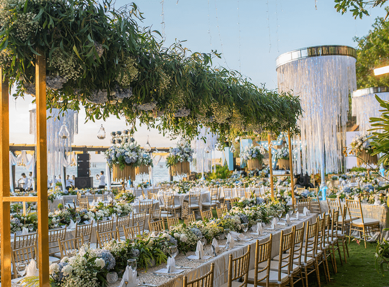 Top mẫu trang trí đám cưới ngoài trời  năm 2023