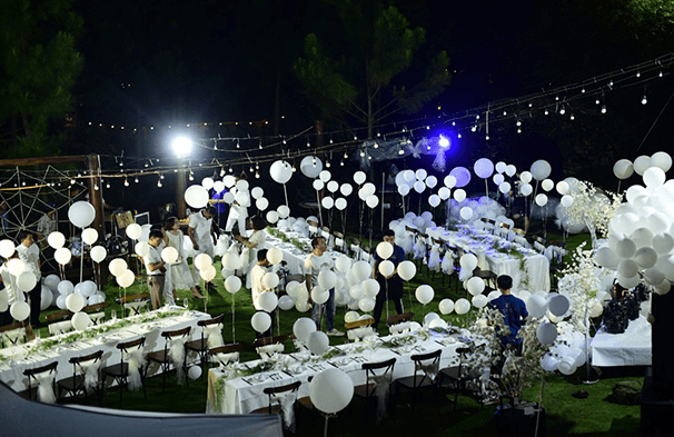 Top mẫu trang trí đám cưới ngoài trời  năm 2023