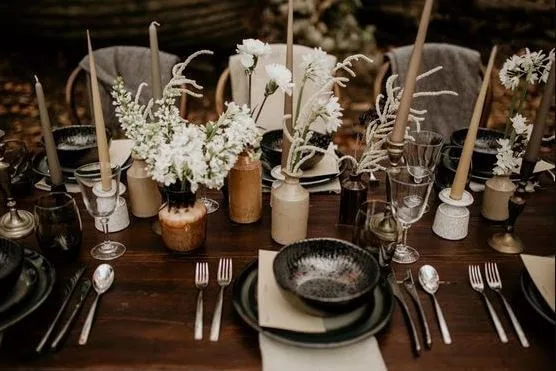 Bàn tiệc rustic độc đáo