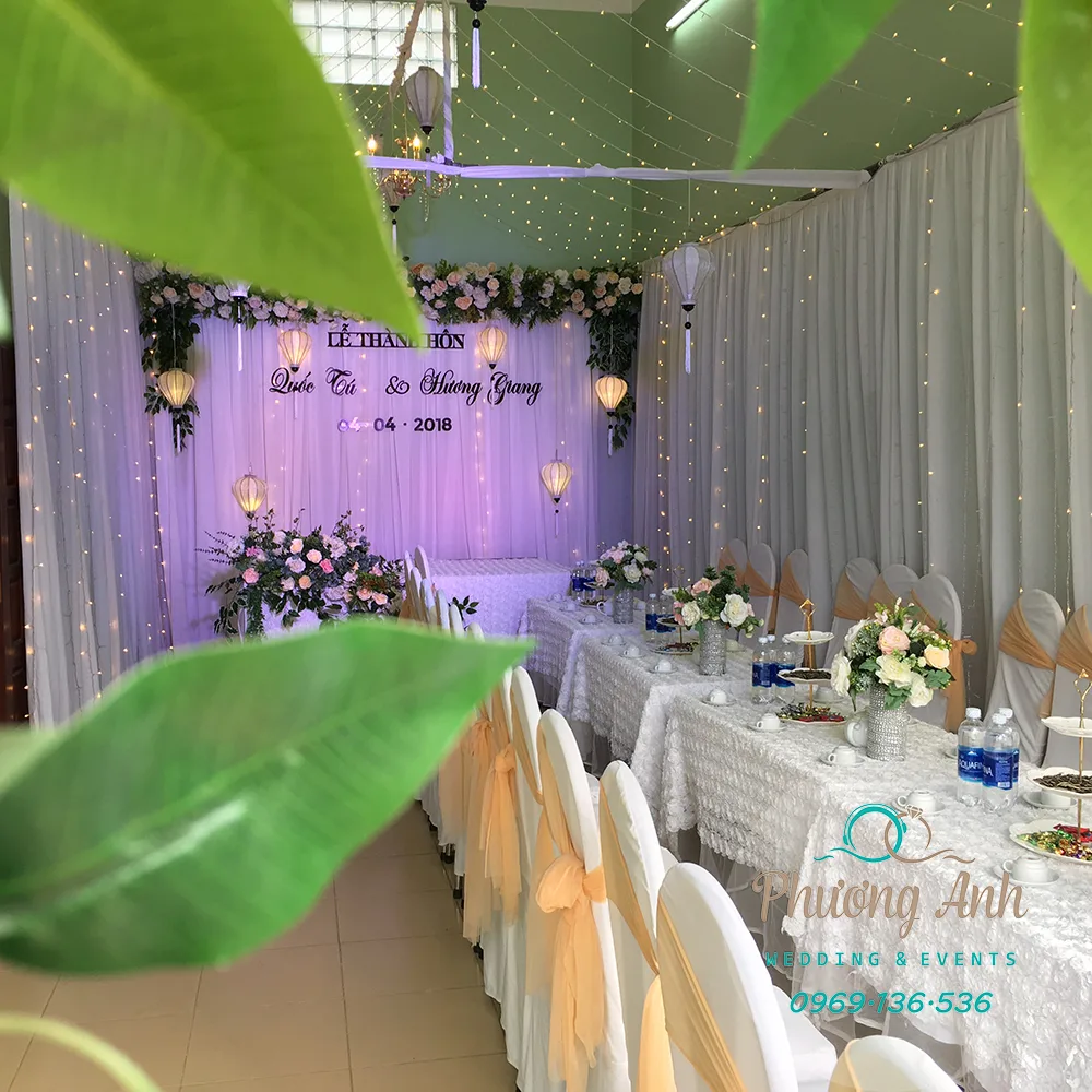 trang trí đám cưới tại nhà hà nội