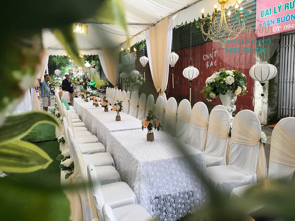 trang trí đám cưới tại nhà