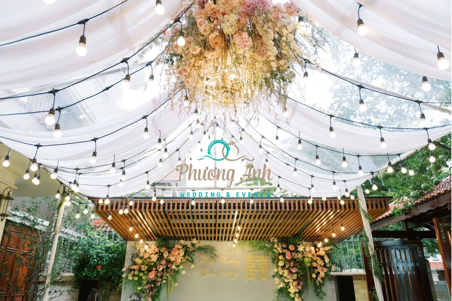 Dự án  trang trí đám cưới tư gia tại Phương Anh Wedding