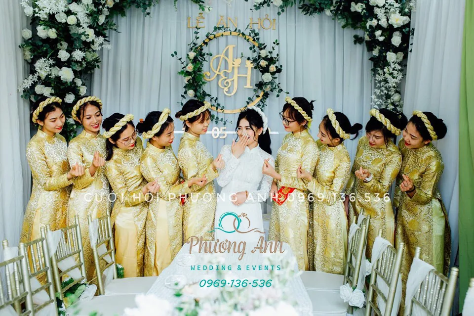trang trí đám hỏi phương anh