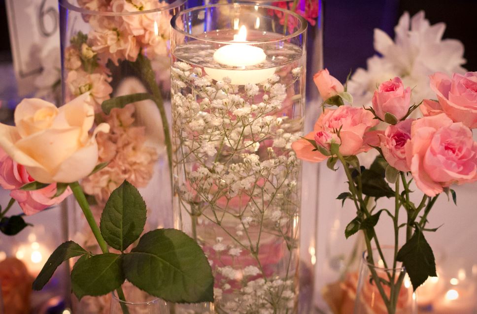 trang trí đám cưới bằng hoa baby đẹp