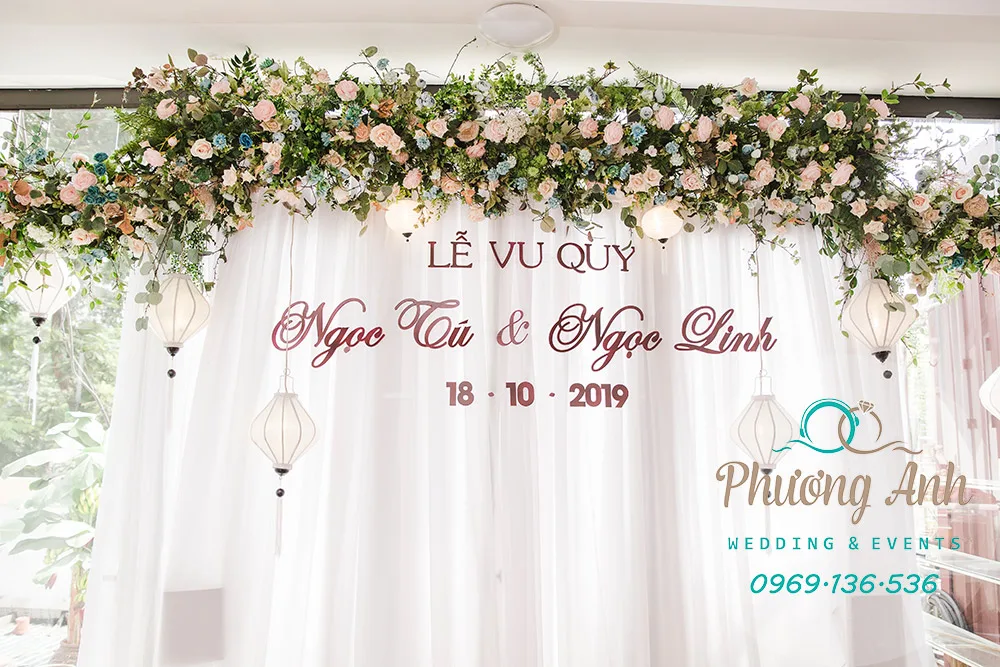 trang trí lễ vu quy 