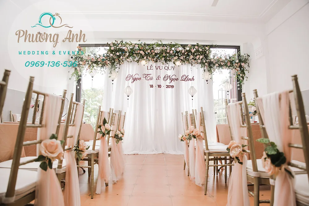 trang trí lễ vu quy tú linh