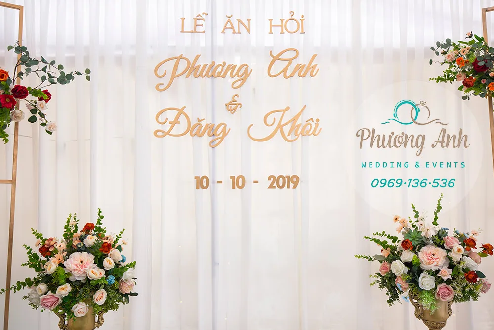 trang trí nhà ngày cưới