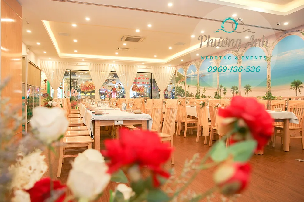 trang trí sảnh tiệc cưới nga thắng
