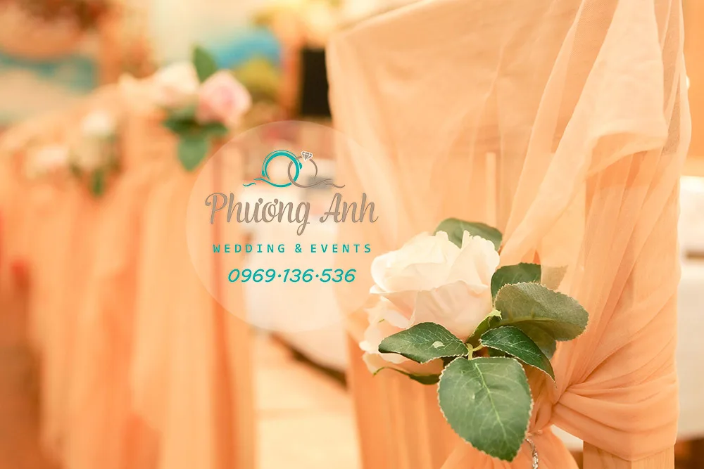 trang trí sảnh tiệc cưới nga thắng