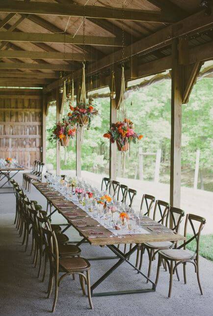 trang trí đám cưới phong cách bohemian