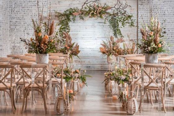 trang trí đám cưới phong cách bohemian