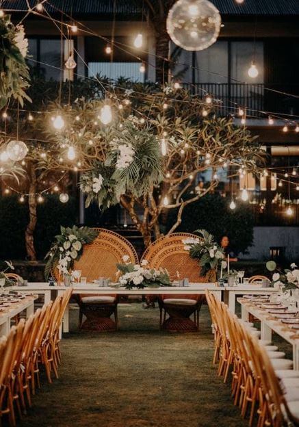 trang trí đám cưới phong cách bohemian