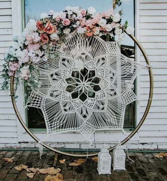 trang trí đám cưới phong cách bohemian