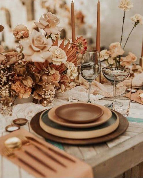 trang trí đám cưới phong cách bohemian