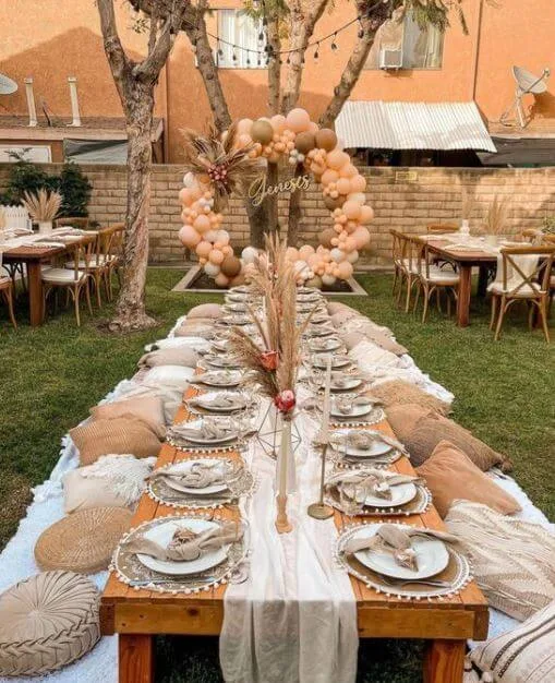 trang trí đám cưới phong cách bohemian