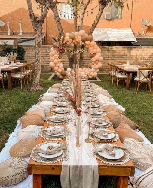 trang trí đám cưới phong cách bohemian