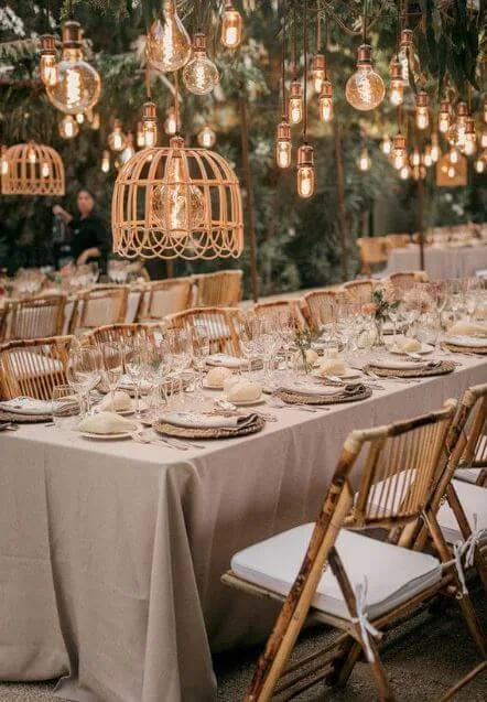 trang trí đám cưới phong cách bohemian