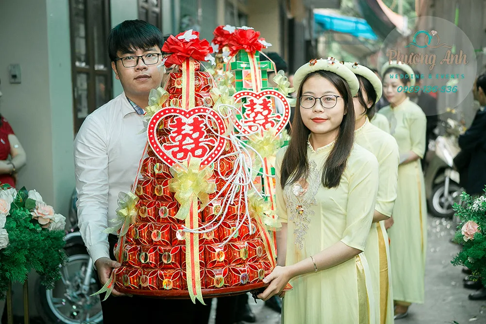 trang trí tráp ăn hỏi