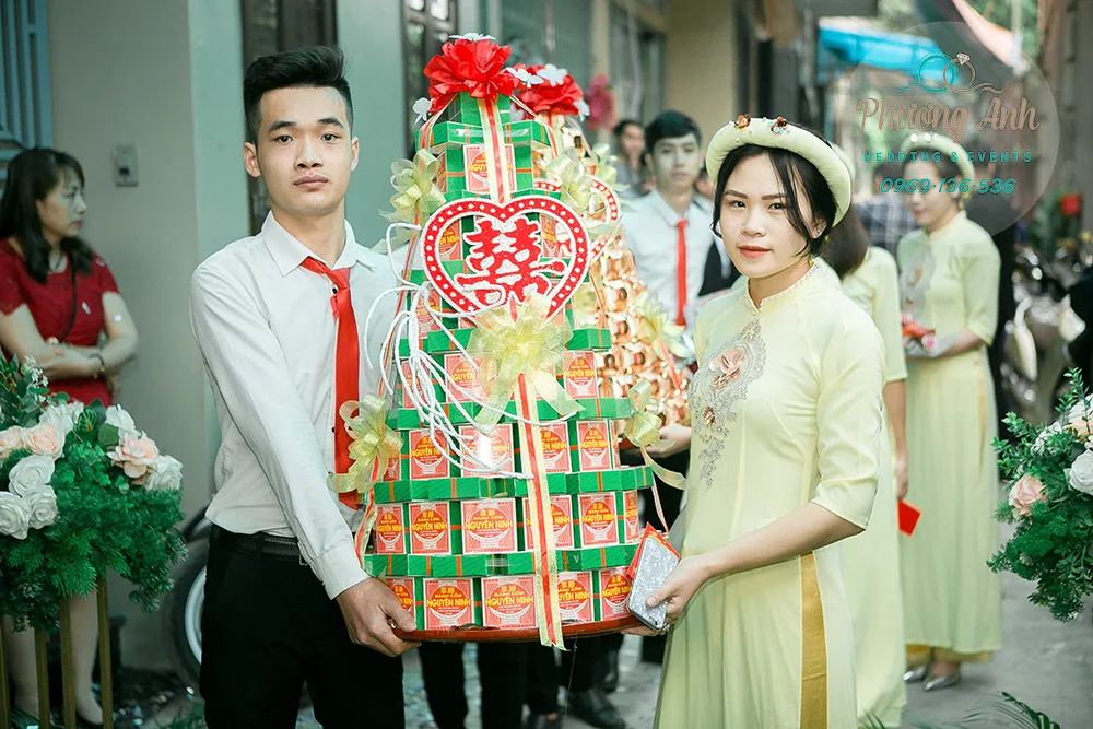 trang trí tráp ăn hỏi