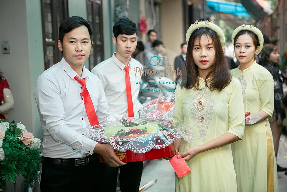 trang trí tráp ăn hỏi