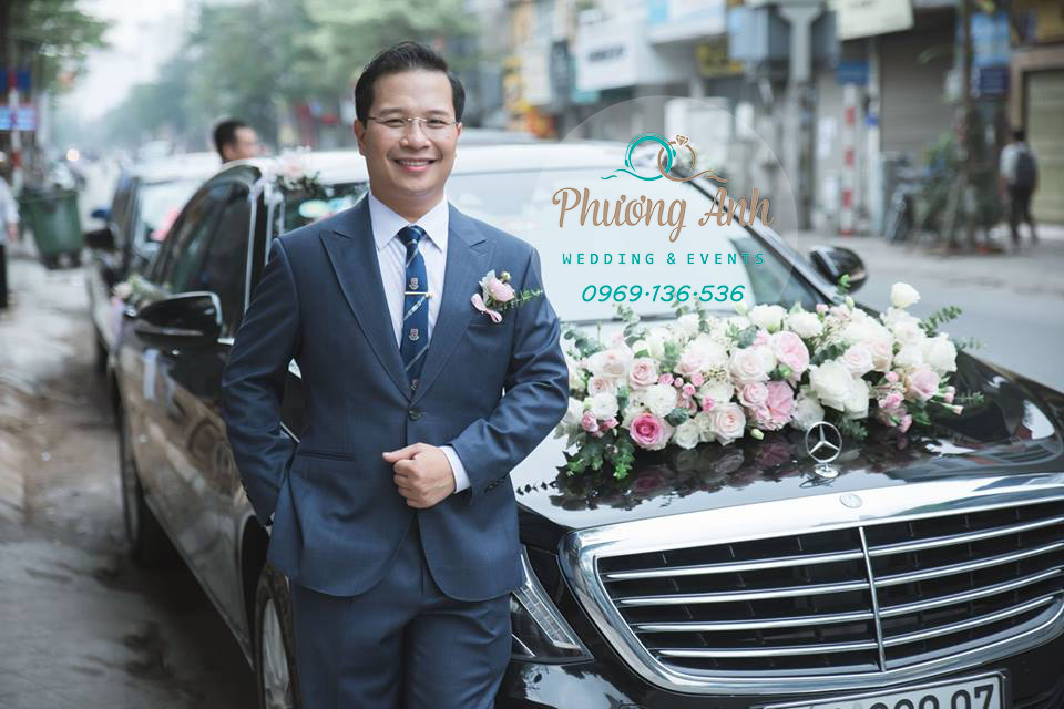 trang trí xe hoa tại long biên