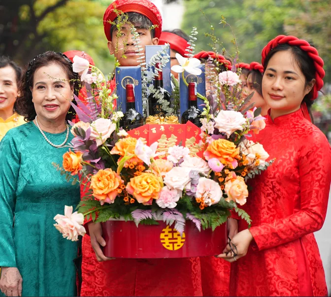tráp ăn hỏi đẹp