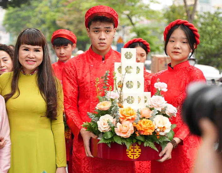 tráp ăn hỏi đẹp