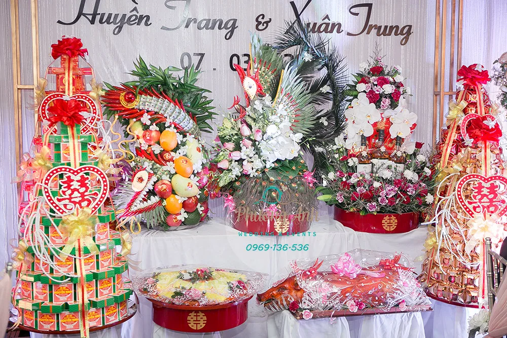 tráp ăn hỏi 7 lễ