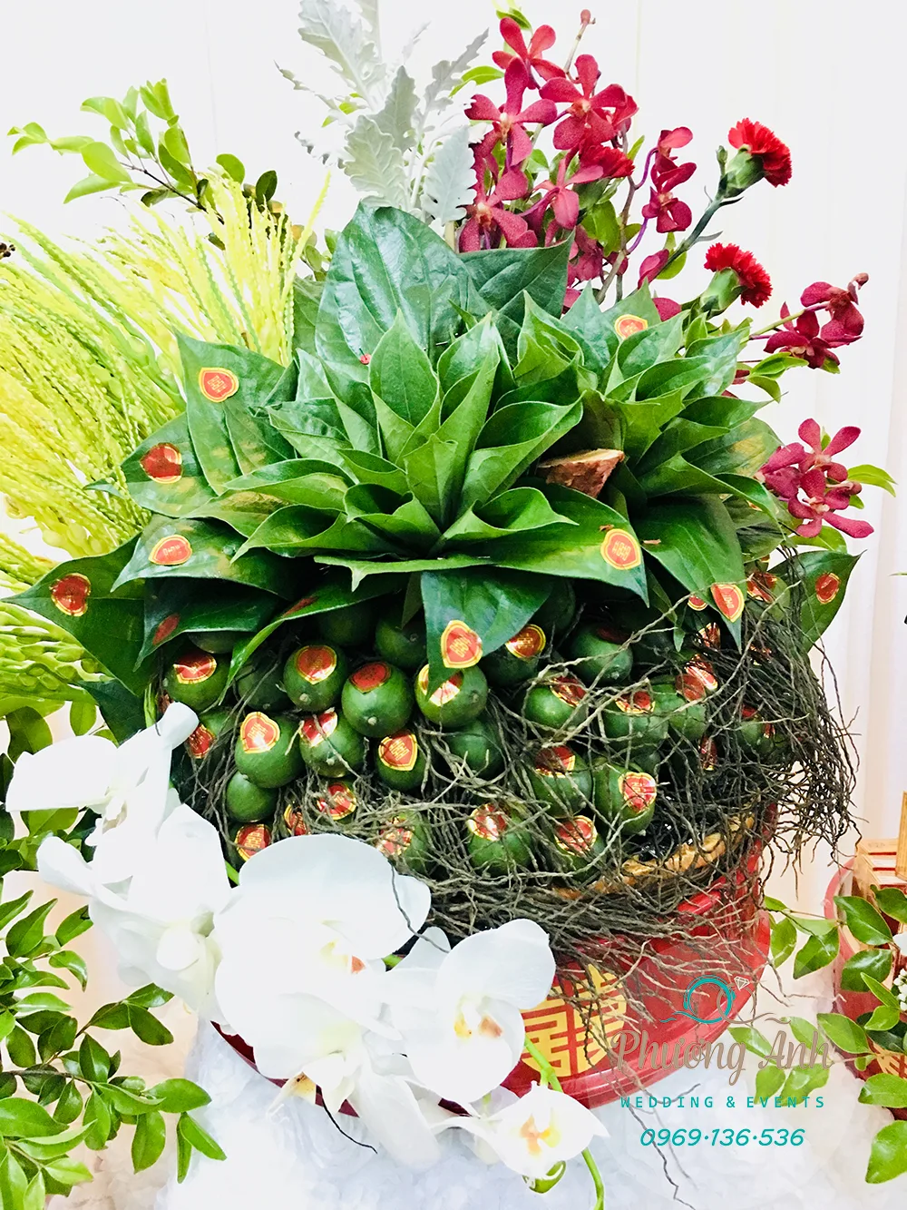 tráp ăn hỏi sơn mài cao cấp