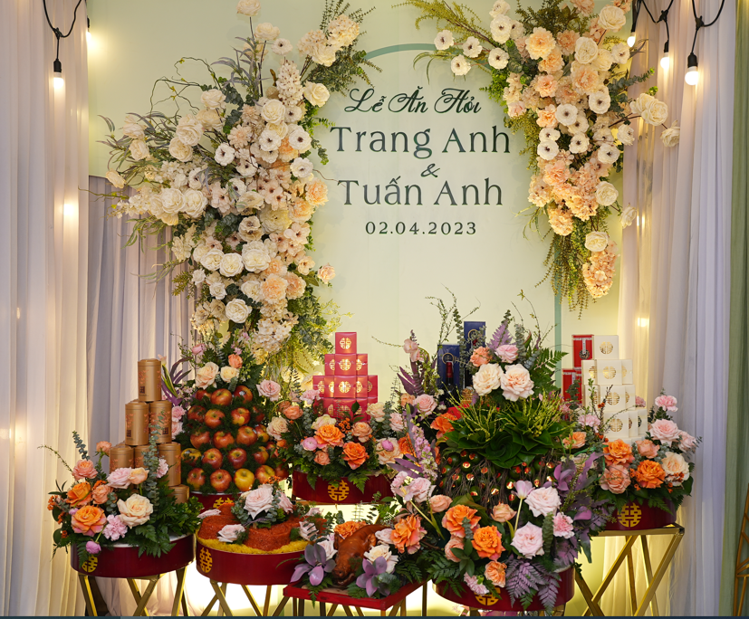 tráp ăn hỏi đẹp