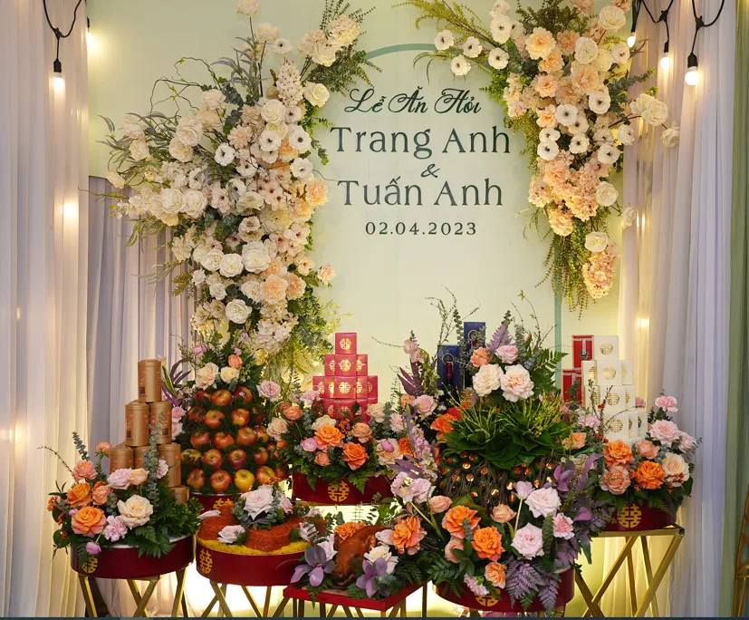 tráp ăn hỏi đẹp