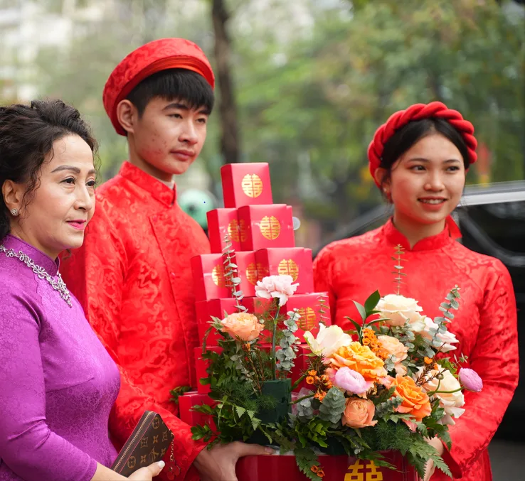 tráp ăn hỏi đẹp