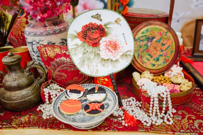 trang trí đám cưới phong cách trung hoa