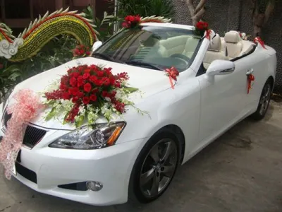 Hướng dẫn cách trang trí xe hoa cô dâu đơn giản 4 bước hướng dẫn cách trang trí xe hoa cô dâu đơn giản
