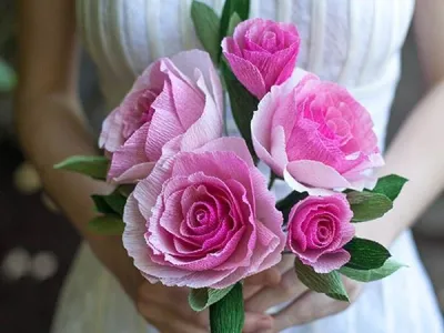 Cách làm hoa cưới bằng giấy vừa đơn giản vừa nhanh chóng