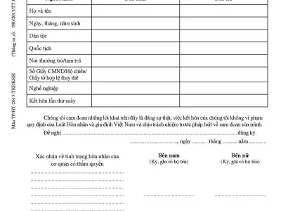 Tìm hiểu thủ tục đăng ký kết hôn tại nước Việt Nam