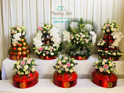 Tráp ăn hỏi Cao cấp tại Cưới hỏi Phương Anh 