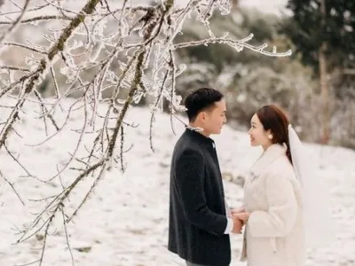 Bí quyết chụp ảnh cưới vào mùa đông không thể bỏ qua