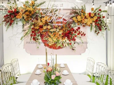 Trang trí biệt thự trọn gói đẳng cấp tại lễ thành hôn Thu Giang - Minh Trí Trang trí biệt thự trọn gói đẳng cấp tại lễ thành hôn Thu Giang - Minh Trí