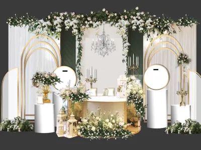 Gợi ý 5 mẫu trang trí đám cưới Concept Thanh lịch