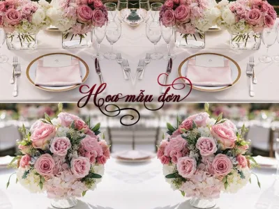 Chiêm ngưỡng top 10+ các loại hoa trang trí đám cưới đẹp, sang trọng