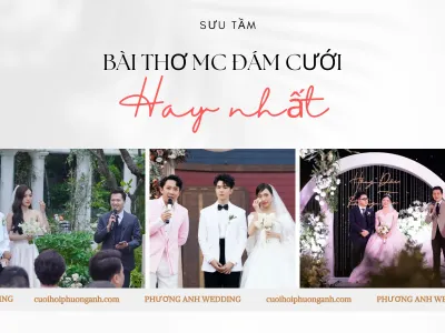 Tuyển chọn 20+ bài thơ mc đám cưới HAY NHẤT