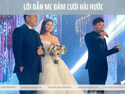 10+ lời dẫn mc đám cưới hài hước, bá đạo, cười chảy nước mắt