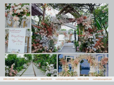 Dịch vụ Trang trí tiệc cưới Ngoài Trời tại Hà Nội