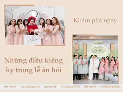 Những điều kiêng kỵ trong lễ ăn hỏi Dâu Rể nên tránh  Những điều kiêng kỵ trong lễ ăn hỏi Dâu Rể nên tránh