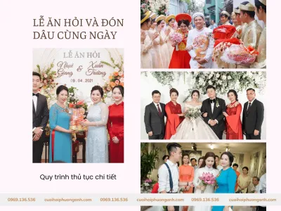 Lễ ăn hỏi và đón dâu cùng ngày: Hướng dẫn chi tiết từ A - Z