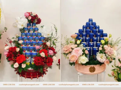 20+ mẫu tráp bia ăn hỏi đẹp Dâu - Rể nên sở hữu